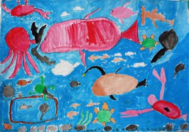 めぇいっぱいに、広がる海