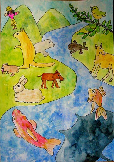 自然の海と川と生きものたち