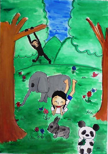 自然と絶めつ危惧種動物を守ろう！！