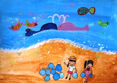 海のゴミをひろったら。。。