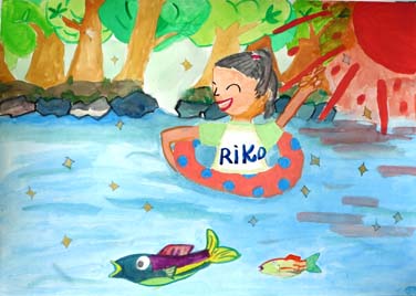 自然いっぱい楽しい川！