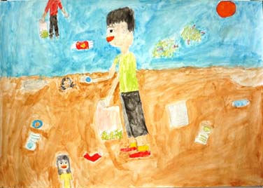 海をきれいにしよう