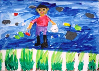 神戸川をきれいにしよう