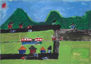 電車のある風景