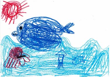 うみでおよいでるいるか