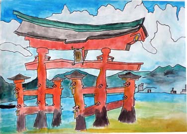 宮島厳島神社の鳥居