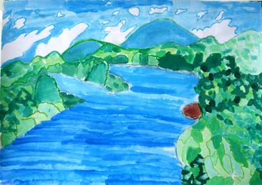 きれいな千曲川