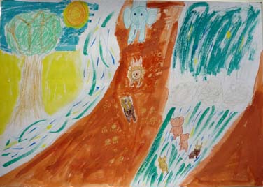 きれいな水がみんなをやさしくするよ