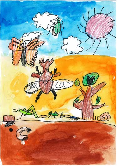 ぼくのおうちのにわ