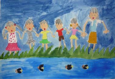 ホタルのいる川