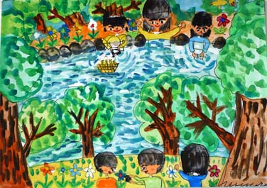 家のまわりの自然