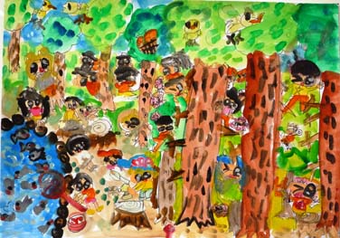 水が自然できれいな森