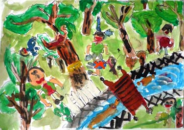 森の中のくすのき