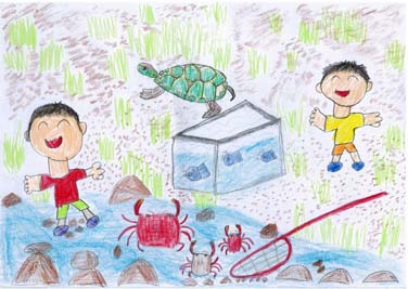 大好きな川あそび