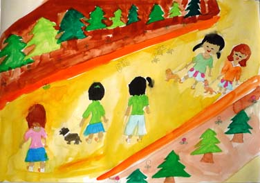 キレイな木と花