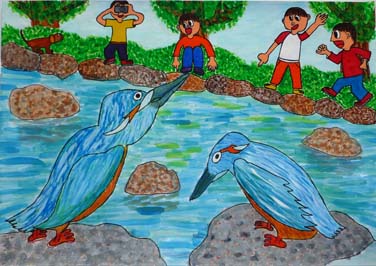 庄内緑地公園のカワセミ