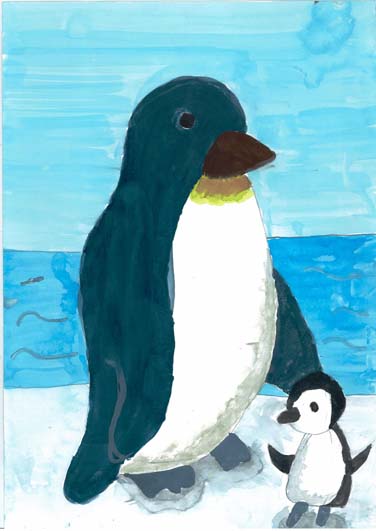 ペンギンおやこ