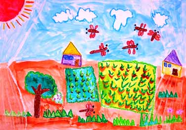 ぼくのへやのまどから