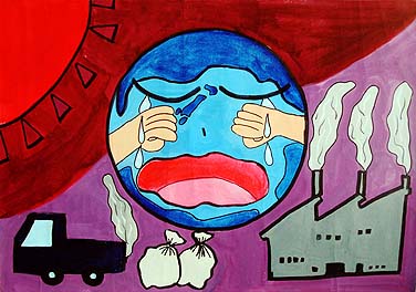 地球温暖化を防止しよう