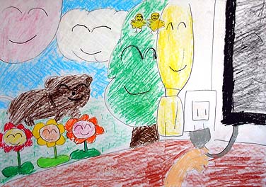 省エネでみんなのえがお