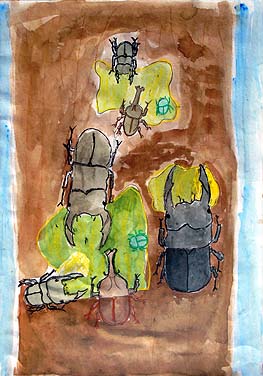 ゆたかな森と昆虫たち