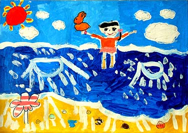 生き物も私もうれしい海