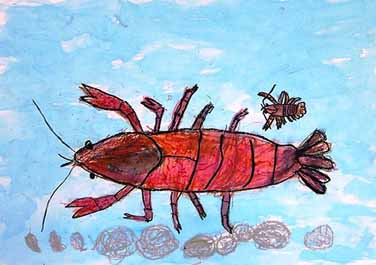 じいちゃんとみつけたざりがに