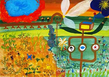 森の小人のくらし