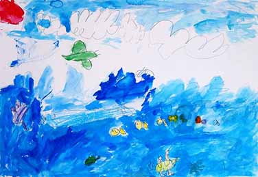 きれいなみずのなか