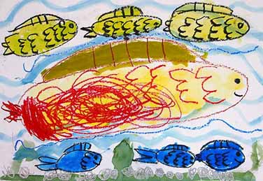 石のある川がすきだよ