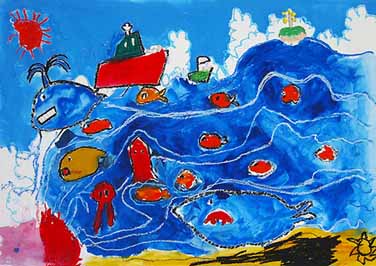 うみでたのしいところ