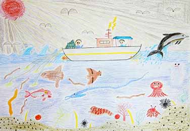 夜明け　うなぎ漁