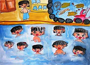 家族で行った温泉