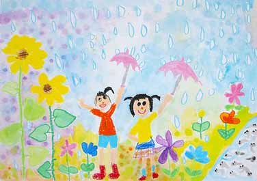 もっと雨ふれ、もっとふれ！