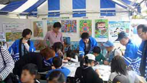 春日井まつりの当社ブース