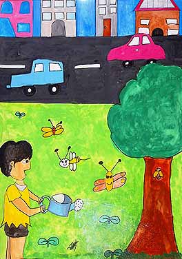 ひとも、むしも、みどりも、みんななかよし　ともだちのわ！