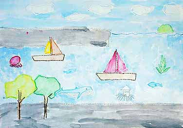 ひろいきれいなうみ