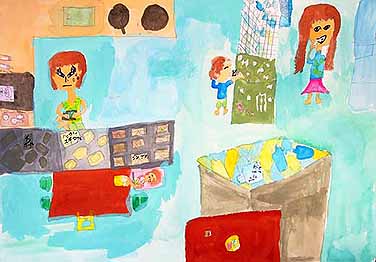 みんなでごみをぶんべつをしよう