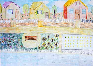 水や花にあふれる街