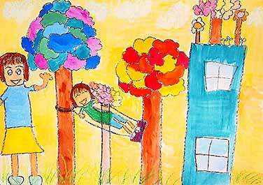 自然と仲良しの町