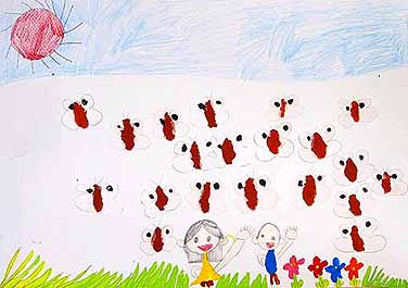 ちょうちょうがいっぱい