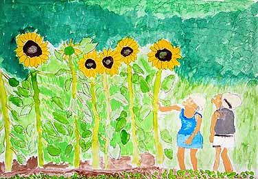 大きなヒマワリ