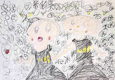 たんぽぽのわたげがいっぱい