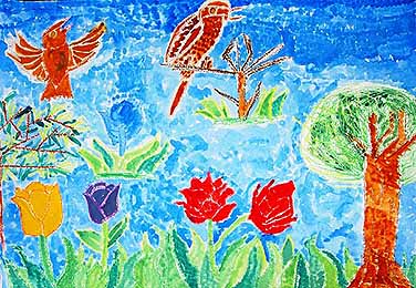 自然いっぱいの林