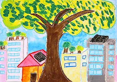 緑いっぱいの街