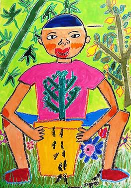 「大きくそだて！大切にそだてるね」