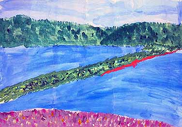 上から見ても下から見ても同じ風景