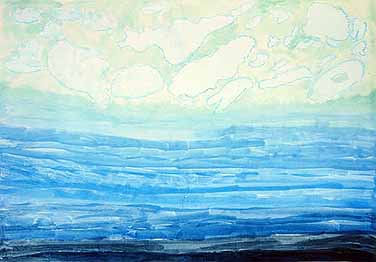 空（飛行機からみた風景）