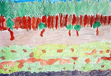 目の前に広がる風けい