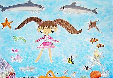 大切な海の友達